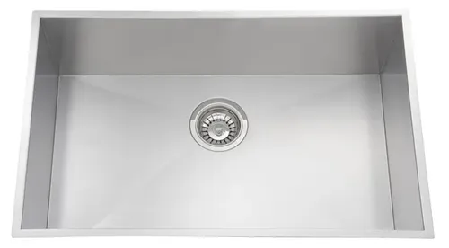 כיור בודד מנירוסטה מבית שוני דגם SQ05F בגודל 68x43 ס