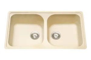 כיור מטבח  אקווטופ ליטוס N-200 קריסטלייט מידה 86X50