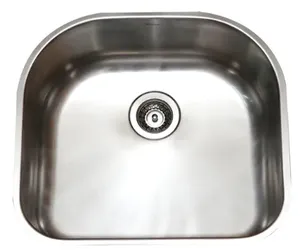 כיור מטבח נירוסטה בודד ורד לוטוס מידה 56X51