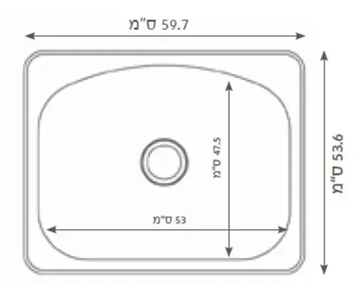 כיור מטבח נירוסטה ורד חצב עם גימור מבריק.