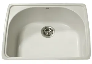 כיור מטבח סיליקוורץ בודד ורד רימיני מידה 58X45