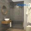 מקלחון חזית סבח HD קבוע ודלת 75-120