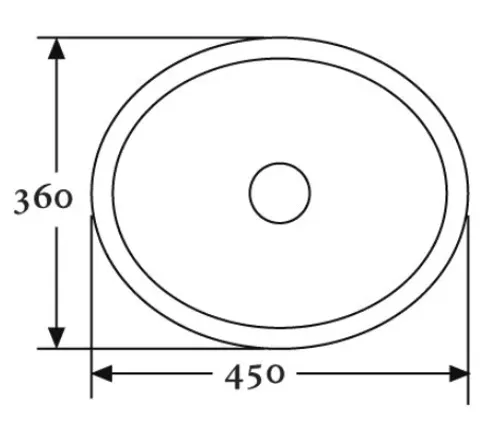 כיור מונח קוריאן 810 שוני, גימור אבן, מידה 46X36, מותג שוני.