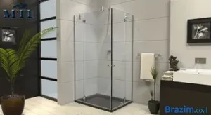 אגנית למקלחון מלבנית MTI-204 100X75 קלאסיות - גוון לבן
