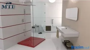 אגנית למקלחון מלבנית MTI-215 110X90 מלאות - גוון לבן