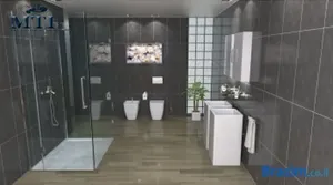 אגנית למקלחון מלבנית MTI-241 120X90 מלאות - גוון לבן