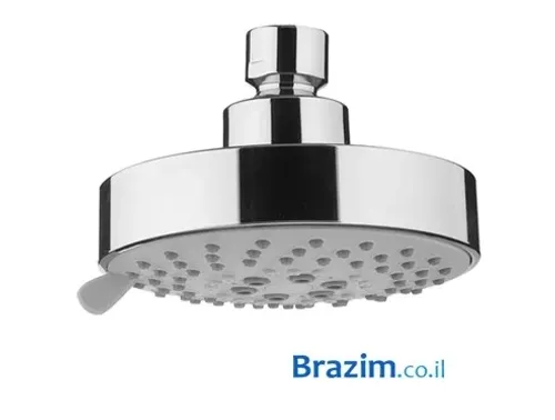 ראש מקלחת סיינה מבית גוצ'יה, עגול עם 5 מצבים ופטמות סיליקון למניעת אבנית.