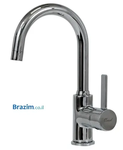 ברז פרח מסתובב לאמבט מבית ורד דגם 9035 ולנסיה בגימור ניקל.