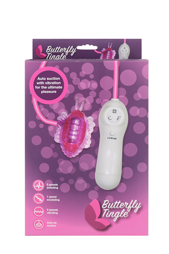 משאבה איכותית לדגדגן ביניקה אוטומטית  Seven Creations -Butterfly Tingle