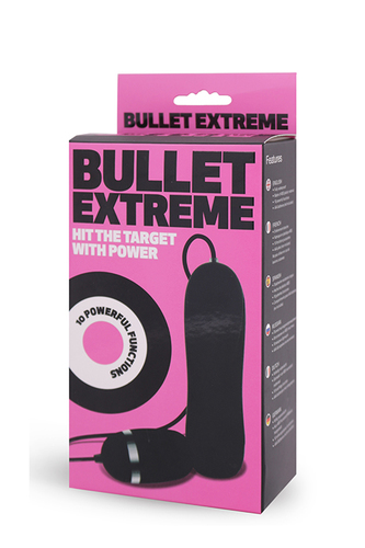 ביצת רטט עוצמתית 10 מצבי רטט   Seven Creations- PVC Vibrating Bullet Extreme   