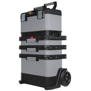 ארגז כלים מטאור מתכת  3 מגירות על גלגלים STANLEY