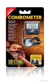 מד חום קומבו מד לזוחלים של אקזוטרה  COMBINATION THERMOMETER AND HYGROMETER
