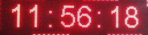 שעון לד חשמלי לבריכת שחייה דגם 13640