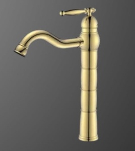 ברז גבוה פיה קבועה זהב מבריק 3132G סיוון אופיר