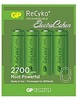 4 סוללות AA נטענות 2700mAh RECYKO GP