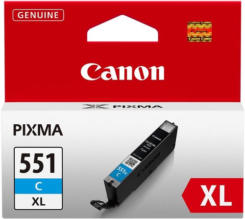 ראש דיו סיאן מקורי Canon CLI-551C XL