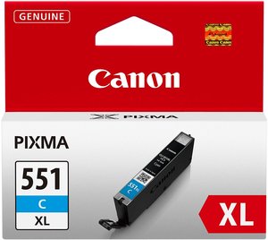 ראש דיו סיאן מקורי Canon CLI-551C XL קנון