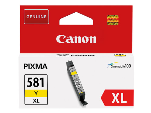 ראש דיו צהוב מקורי Canon CLI-581XL Y