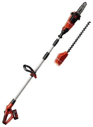 מגזמת ומסור טלסקופי נטען כולל סוללה של 18V דגם GE-HC18LITKIT איינהל