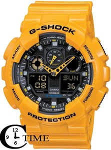 שעון יד דיגיטלי Casio G-Shock GA-100A-9ADR