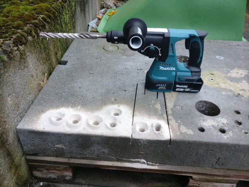 פטיש חציבה 36V עוצמתי 18VX2 ללא פחמים DHR400 - גוף בלבד