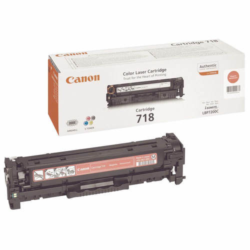 טונר אדום מקורי CANON CRG-718M