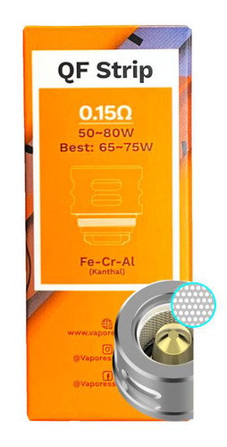 גופי חימום וופורסו QF Strips סליל 0.15ohm