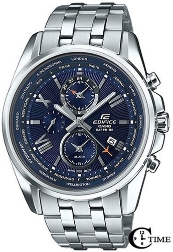 Casio EFB-301JD-2A- שעוני קסיו מקורי לגבר עם שעון עולמי