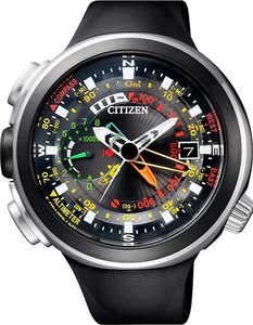 Citizen CIBN403508E - שעון יד צלילה סולארי עם מד גובה ומצפן