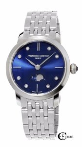 Frederique Constant FC-206ND1S26B - שעון יוקרתי לאישה משובץ 8 יהלומים