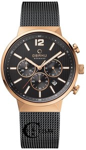 Obaku V180GCVBMB - שעון יד אלגנטי לגבר