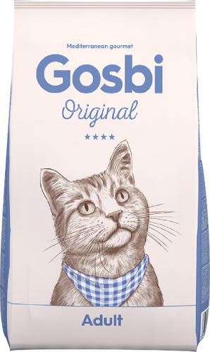אוכל לחתולים Gosbi Adult Chicken Salmon Tuna 3kg