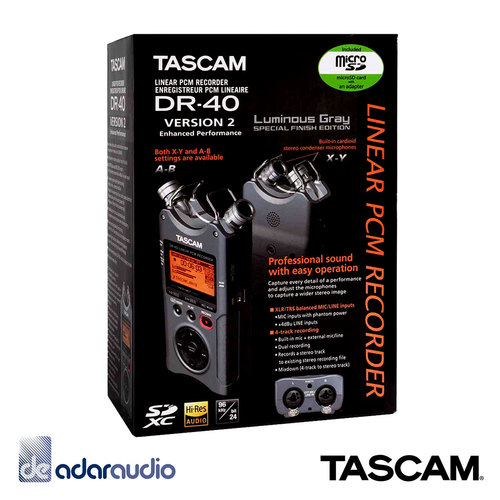 מקליט קול מקצועי TASCAM DR-40