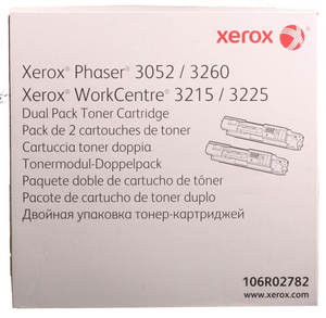 זוג טונרים שחור מקורי Xerox 106R02782 זירוקס