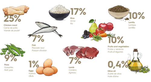 אוכל לכלבים גוסבי סניור Medium Chicken Fish Lamb 12kg