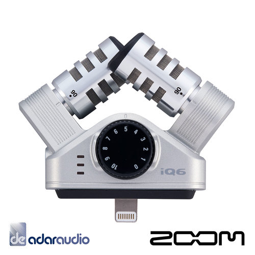 מיקרופון סטריאו למכשירי Zoom iQ6 - iOS 