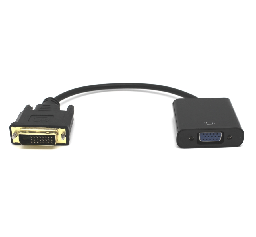 מתאם DVI Male to VGA Female