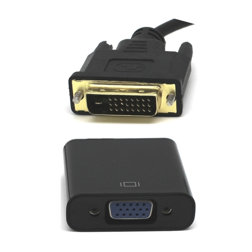 מתאם DVI Male to VGA Female