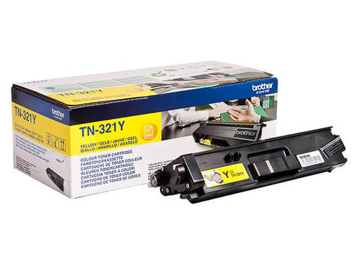 טונר צהוב מקורי Brother TN-321Y