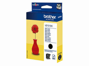 ראש דיו שחור מקורי BROTHER LC121BK