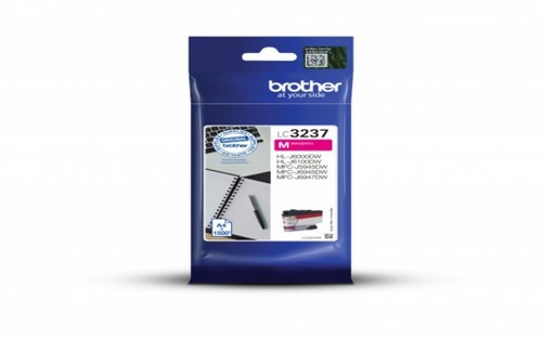  סט ראשי דיו מקורי Brother LC3237 Ink