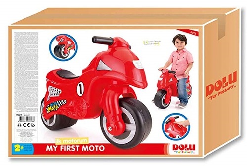 אופנוע הראשון שלי - אופנוע דחיפה ואיזון לגיל שנתיים ומעלה - אדום