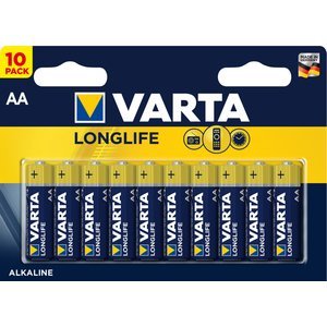 מארז 10 סוללות AA של חברת VARTA