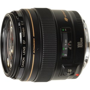 Canon 100mm f/2 USM עדשת קנון