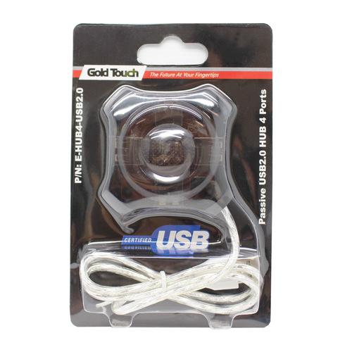 מפצל USB 4 PORT ללא ספק Gold Touch