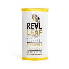 תחליף טבק ללא ניקוטין ריליף REAL LEAF PINEAPPLE טרפנים 20 גרם
