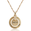 שרשרת ותליון משפחה מזהב 14K
