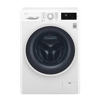  מכונת כביסה ‏פתח קידמי LG F4J6TNP0W ‏8 ‏ק