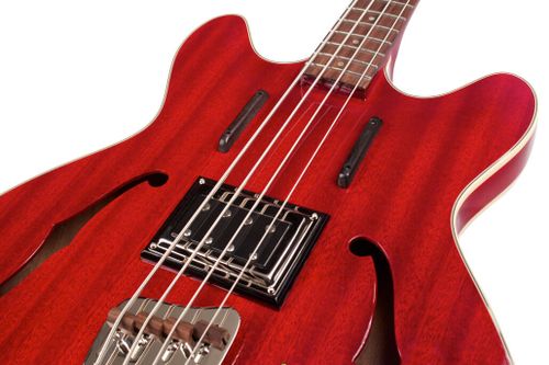זוית נוספת Guild Starfire Bass II Cherry Red
