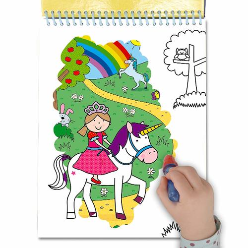 ספר מים קסום 6 ציורים - חד קרן